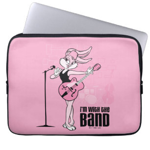 Lola Bunny Ik ben bij de band Laptop Sleeve