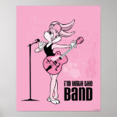 Lola Bunny Ik ben bij de band Poster (Voorkant)