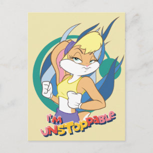 Lola Bunny "Ik ben niet stoppable" Briefkaart