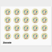 Lola Bunny "Ik ben niet stoppable" Ronde Sticker (Vel)