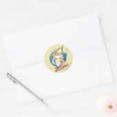Lola Bunny "Ik ben niet stoppable" Ronde Sticker (Envelop)