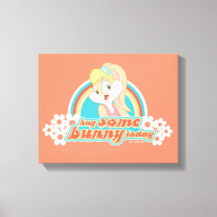 Lola Bunny knuffel een konijntje vandaag Canvas Afdruk