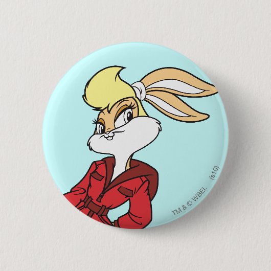 Lola Bunny Super Cute Ronde Button 5,7 Cm (Voorkant)
