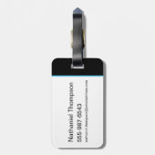 Lola Bunny "SWISH!" Basketbal Dunk Bagagelabel (Achterkant verticaal)