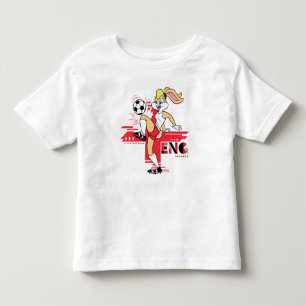 Lola Bunny Team Engeland Voetbal Grafisch Kinder Shirts