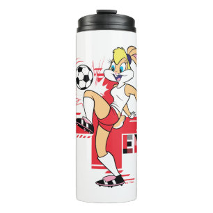 Lola Bunny Team Engeland Voetbal Grafisch Thermosbeker