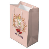 Lola Bunny Yoga Lotus Pose Medium Cadeauzakje (Achterkant Gekanteld)
