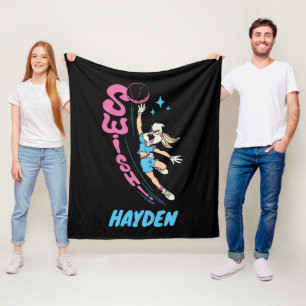 Lola Buny "ZWISH!" Basketball Dunk Fleece Deken