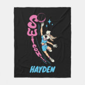 Lola Buny "ZWISH!" Basketball Dunk Fleece Deken (Voorkant)