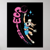 Lola Buny "ZWISH!" Basketball Dunk Poster (Voorkant)