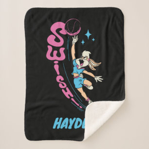 Lola Buny "ZWISH!" Basketball Dunk Sherpa Deken