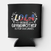 Lola - Filippijnen Grootmoeder Oude Vrouwen Quote Blikjeskoeler (Voorkant)