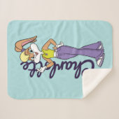 Lola Finger Heart Sherpa Deken (Voorkant (horizontaal))