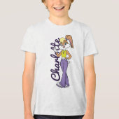 Lola Finger Heart Tri-Blend Shirt (Voorkant)