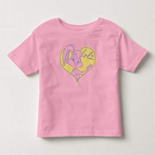 Lola Heart-handtekening Kinder Shirts (Voorkant)