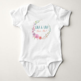 Lola & Lolo Love Me Floral Wreath Romper