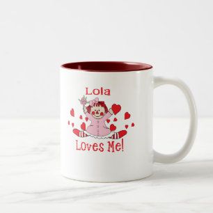 Lola Love is me Rag Doll Tweekleurige Koffiemok