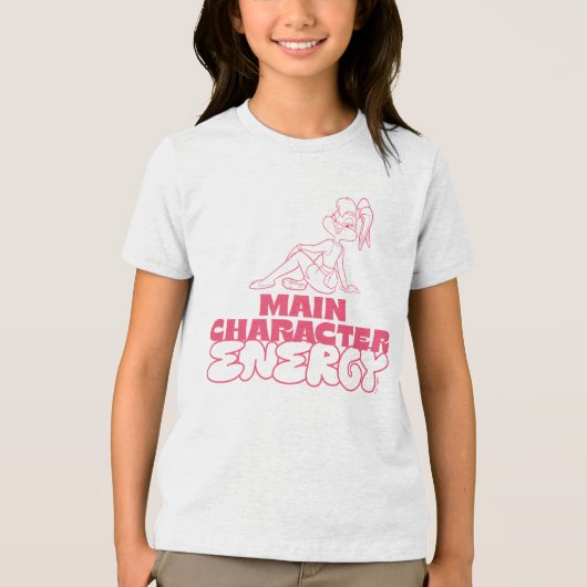 Lola Main Character Energy Tri-Blend Shirt (Voorkant)