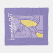 Lola Portrait Autograph Fleece Deken (Voorkant (Horizontaal))