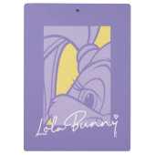 Lola Portrait Autograph Klembord (Achterkant)