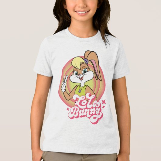 Lola Retro LOONEY TUNES™ ringen Tri-Blend Shirt (Voorkant)