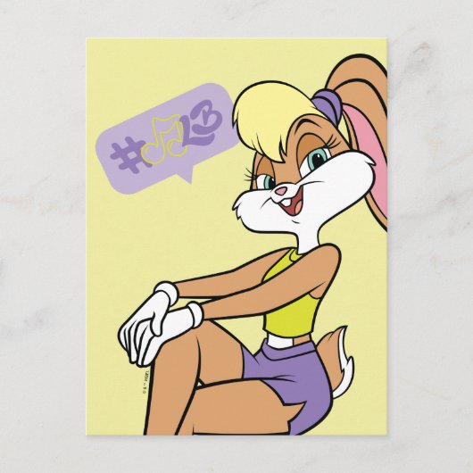 Lola Sitting Briefkaart (Voorkant)