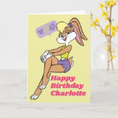 Lola Sitting Kaart (Gele Bloem)