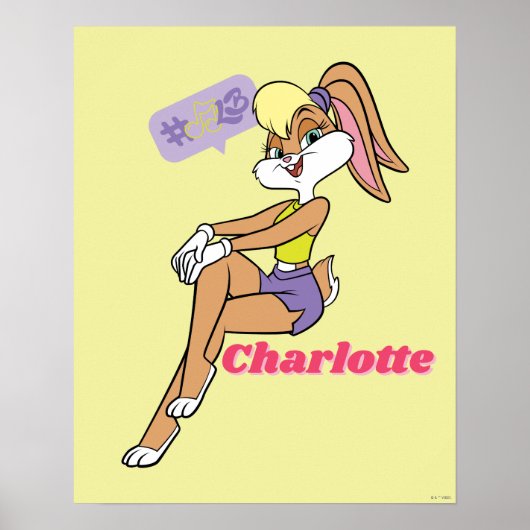 Lola Sitting Poster (Voorkant)