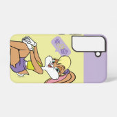 Lola Sitting Samsung Galaxy Hoesje (Achterkant horizontaal)