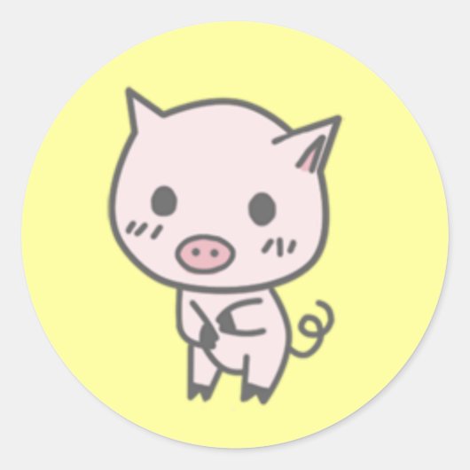 Lola Stickers Pig 1&1/2 po (Devant)