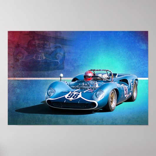Lola T70 Poster (Voorkant)