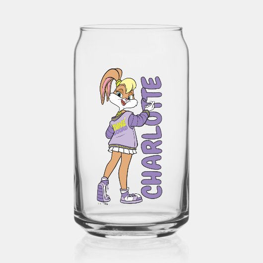 Lola TUNE SQUAD™ Varsity Heart Blikvorm Glas (Voorkant)