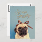 Lola with bow briefkaart (Voorkant / Achterkant)