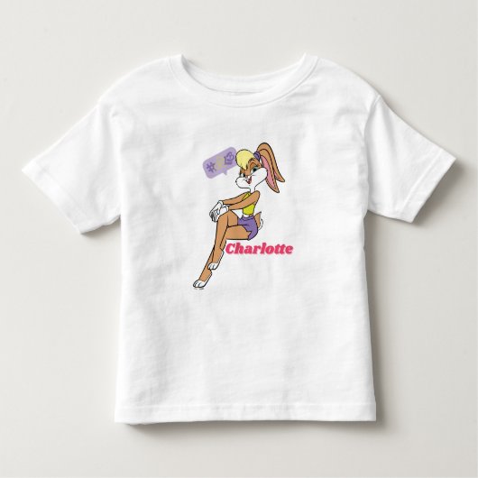 Lola Zittend Kinder Shirts (Voorkant)