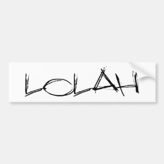 lolah-bumpersticker bumpersticker