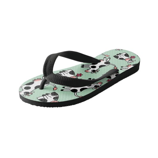 Lolailo 22 Koe van het stroomverbruik Kinder Teenslippers (Schuin)