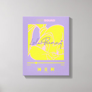 Lola's muziekspeler canvas afdruk