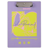 Lola's muziekspeler klembord (Voorkant)