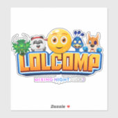 LOLCOMP Custom-Cut Vinyl Sticker (Vel)