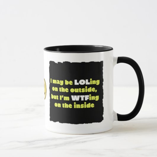 LOLing sur la tasse de café extérieure (Droite)