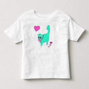 Lolita Droom Kat T-Shirt - Origineel Handgetekend