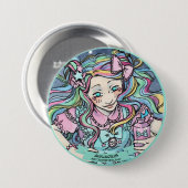 Lolita Zodiac Ronde Button 7,6 Cm (Voorkant /achterkant)