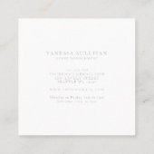 L'olive d'aquarelle laisse des cartes de visite de (Dos)