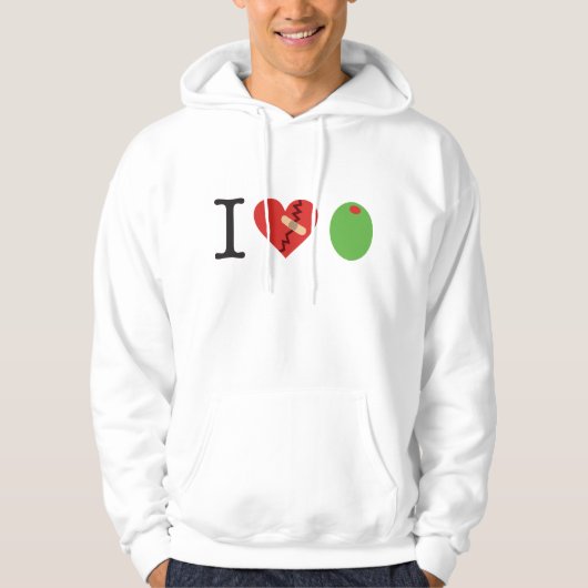 l'olive du coeur i JOIGNENT le sweat - shirt à (Devant)