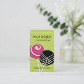 Lolli Cakes Visitekaartjes (Staand voorkant)