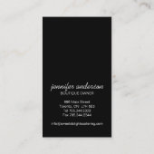 Lolli durcit des cartes de visite (Dos)