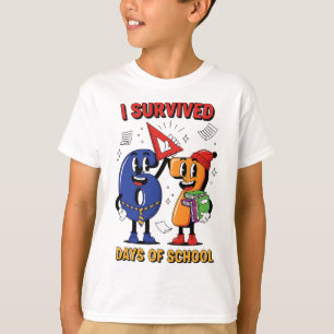 Lollig Ik Heb 67 Dagen School Overleefd Meme Kinde T-shirt