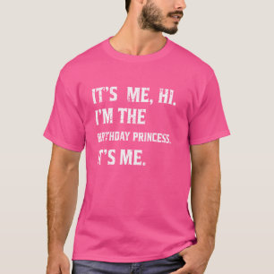 Lollig is het ik hoi ik ben de verjaardagsprinses t-shirt