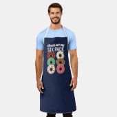 Lollige 6-pack-vader-lichaam Donuts in plaats van  Schort (Gedragen)