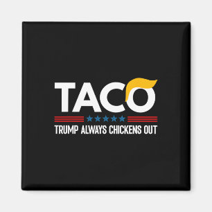 Lollige Trump Taco Trump Kijkt Altijd Weg 6 Magneet